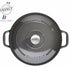 Chasseur 26cm 5.2l Round French Oven Caviar Cast Iron Casseroles The Cooks Kitchen 