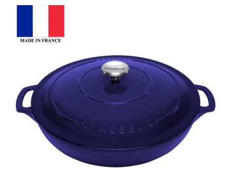 Chasseur Low Round Casserole 30cm/2.5l Azure