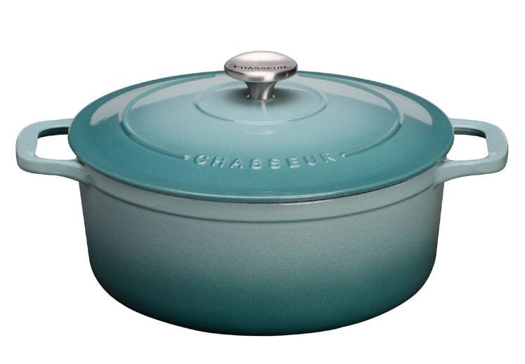 Chasseur Round French Oven 26cm/5l Quartz Oven to Tabletop The Cooks Kitchen Mandurah 