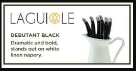 Andre Verdier Debutant Butter Knife - Black Loose Cutlery The Cooks Kitchen 