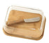 Pebbly - Glass Butter Dish & Spreader - 2pc Set Bread & Butter Storage The Cooks Kitchen 