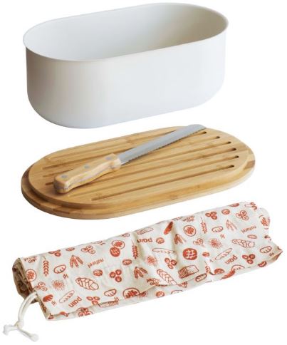Pebbly -  Bread Box 4 In 1 Set