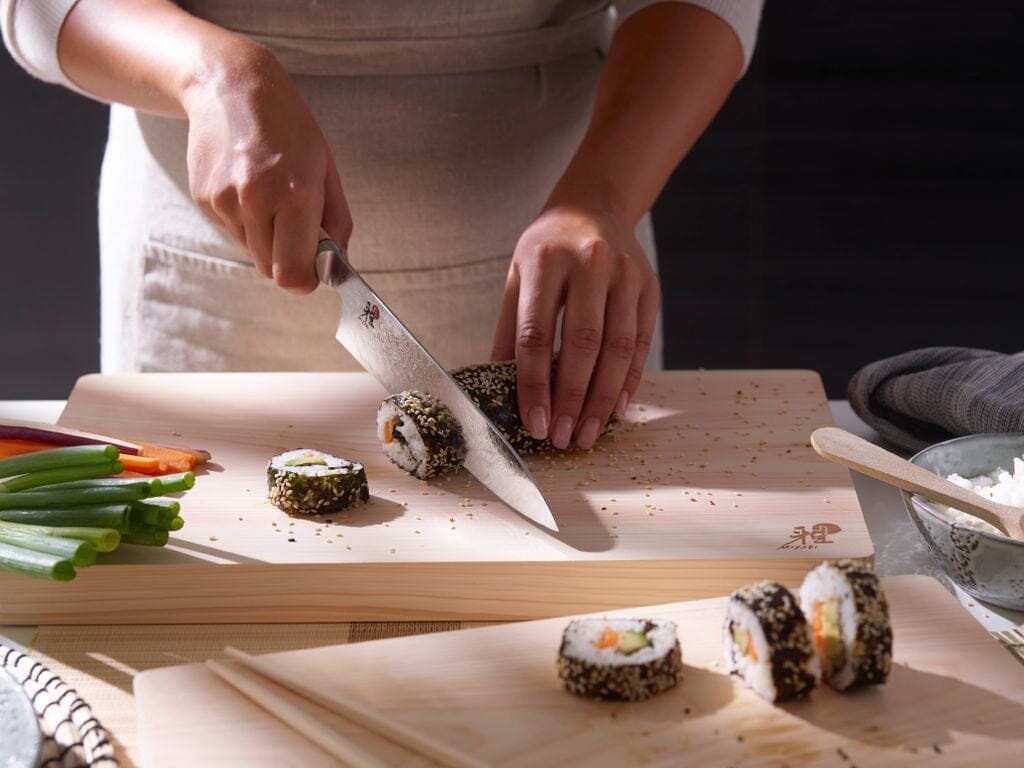 Miyabi 5000mcd Birchwood Santoku Knife - 18cm Santoku Knives The Cooks Kitchen Mandurah 