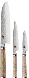 Miyabi 5000mcd Birchwood Santoku, Shotoh & Gyutoh Knife Set 3 Piece