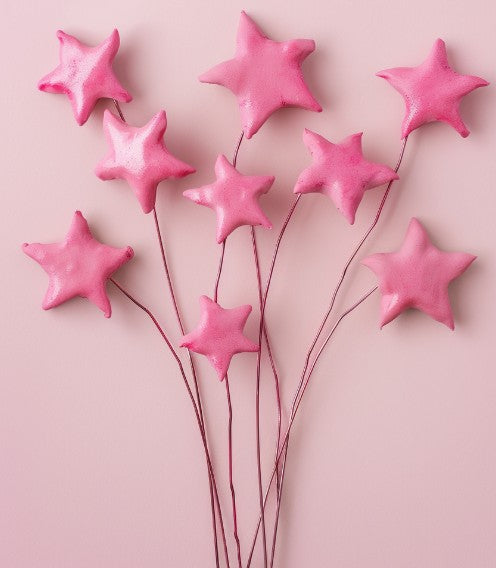 Bake Group Flower Wire 24 Gauge Metallic Pink