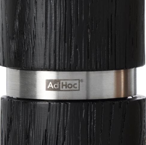 Adhoc Textura Salt & Pepper Mill Set Dark & Light 15cm Salt & Pepper Grinders & Mills The Cooks Kitchen 