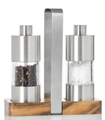 Adhoc Menage Salt & Pepper Mill Set 13cm Salt & Pepper Grinders & Mills The Cooks Kitchen 