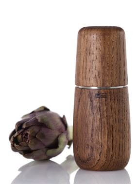 Adhoc Pepper & Salt Mill Yono Dark 18cm Salt & Pepper Grinders & Mills The Cooks Kitchen 