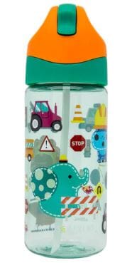 Antibacterial Tritan Straw Bottle - Transportation 400ml Drink Bottles The Cooks Kitchen 