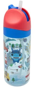 Antibacterial Tritan Straw Bottle - Adventure 400ml Drink Bottles The Cooks Kitchen 
