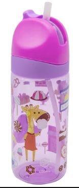 Antibacterial Tritan Straw Bottle - Lolly 400ml Drink Bottles The Cooks Kitchen 