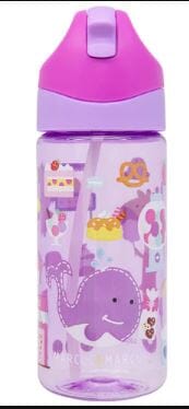 Antibacterial Tritan Straw Bottle - Lolly 400ml Drink Bottles The Cooks Kitchen 