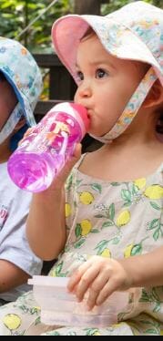 Antibacterial Tritan Straw Bottle - Lolly 400ml Drink Bottles The Cooks Kitchen 