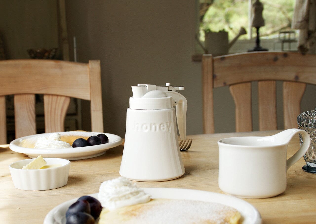 Zero Japan White Honey Pot 340ml General Storage The Cooks Kitchen 
