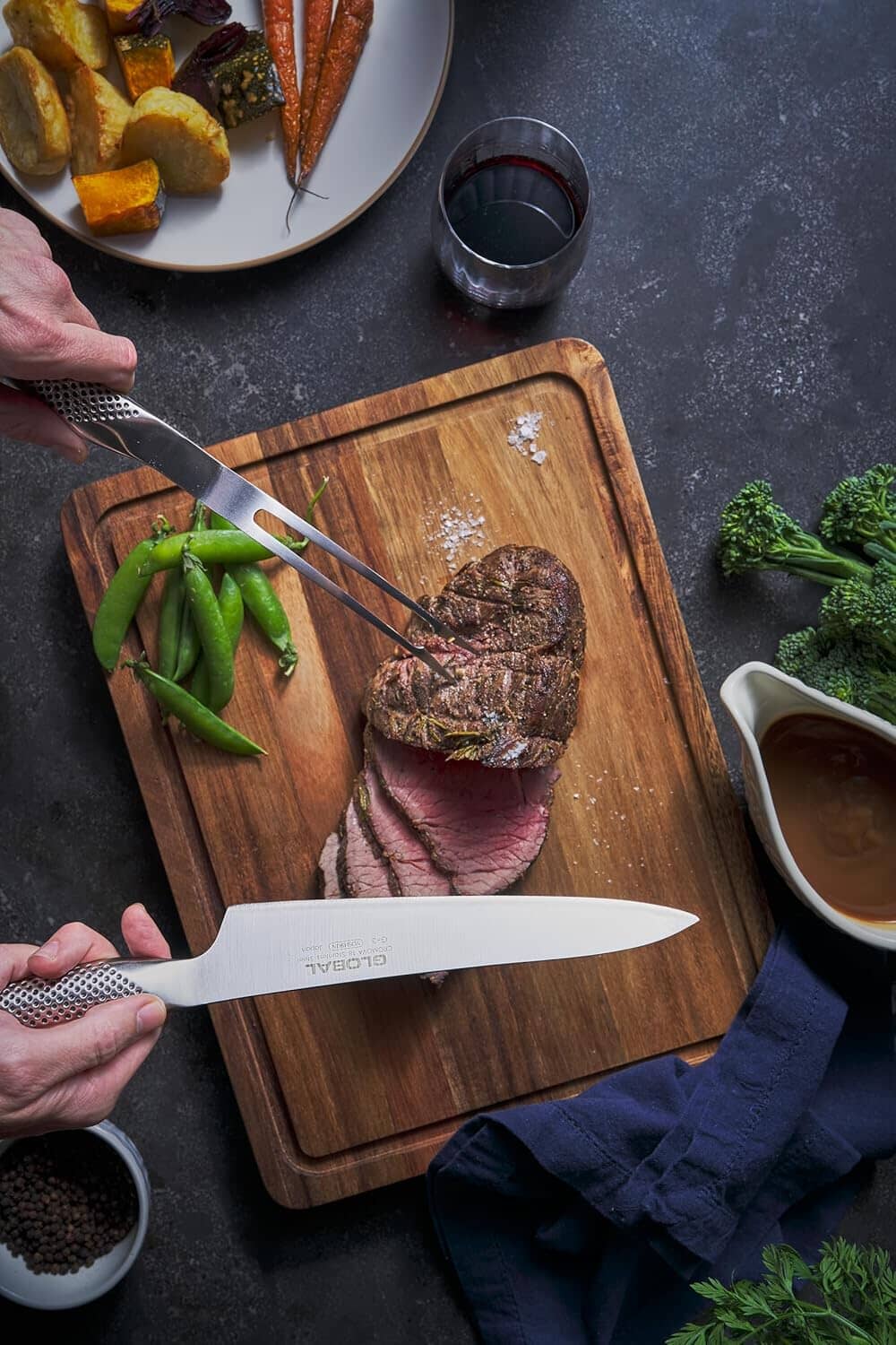 Global 2 Piece Carving Set G-313 Global The Cooks Kitchen 