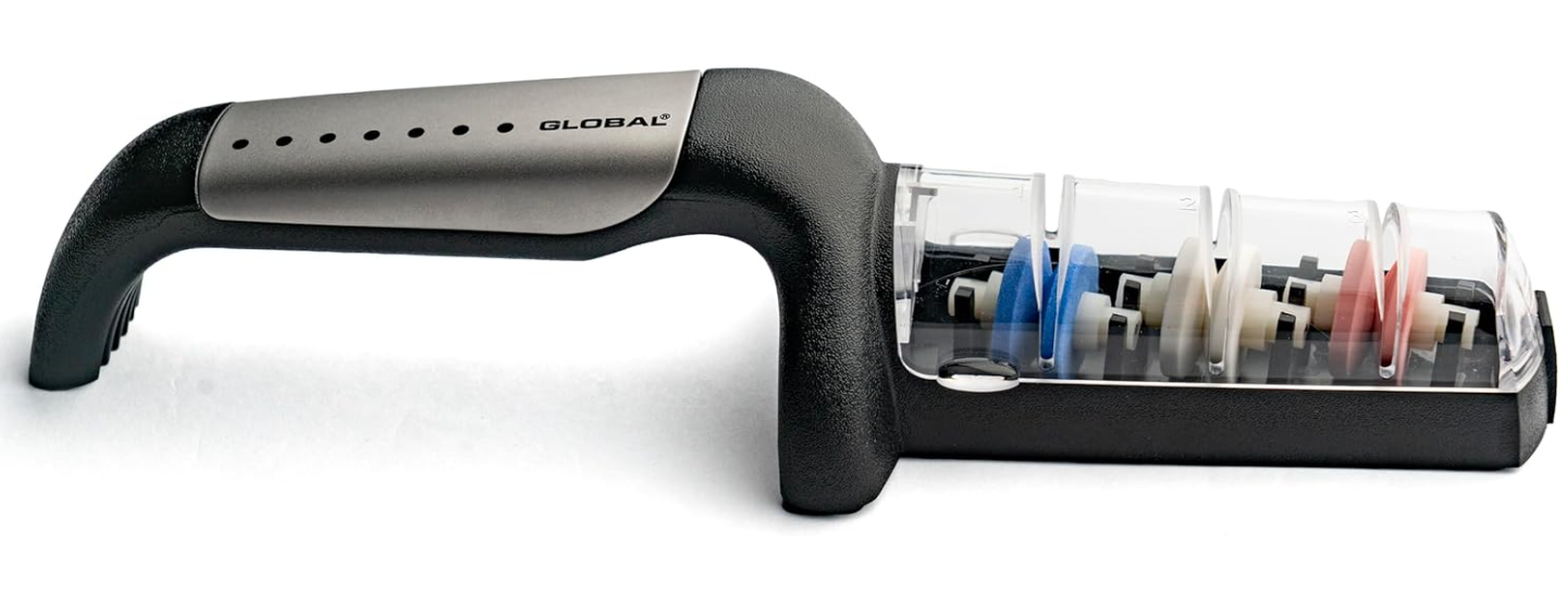 Global 3 Stage Water Sharpener Stainless Steel