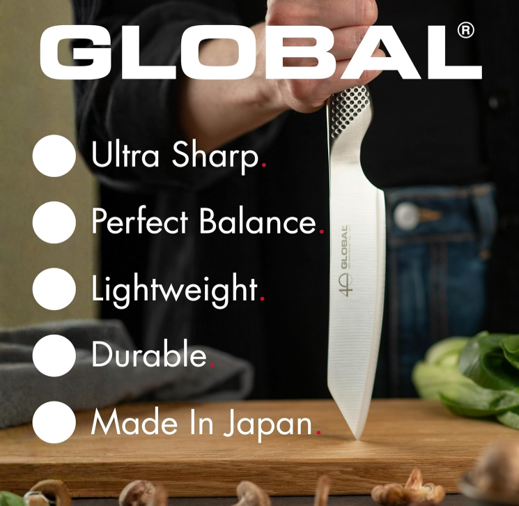 Global 3 Stage Water Sharpener Stainless Steel