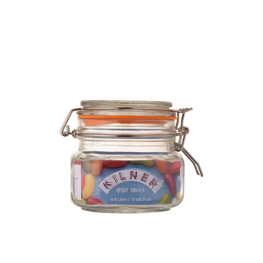 Kilner Square Clip Top Jar 500ml