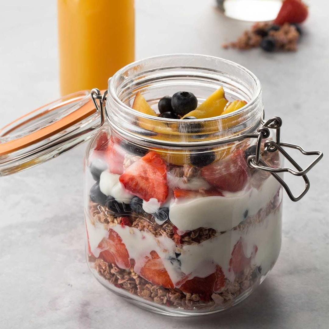 Kilner Square Clip Top Jar 1l Preserving Jars The Cooks Kitchen 