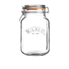Kilner Square Clip Top Jar 1.5l