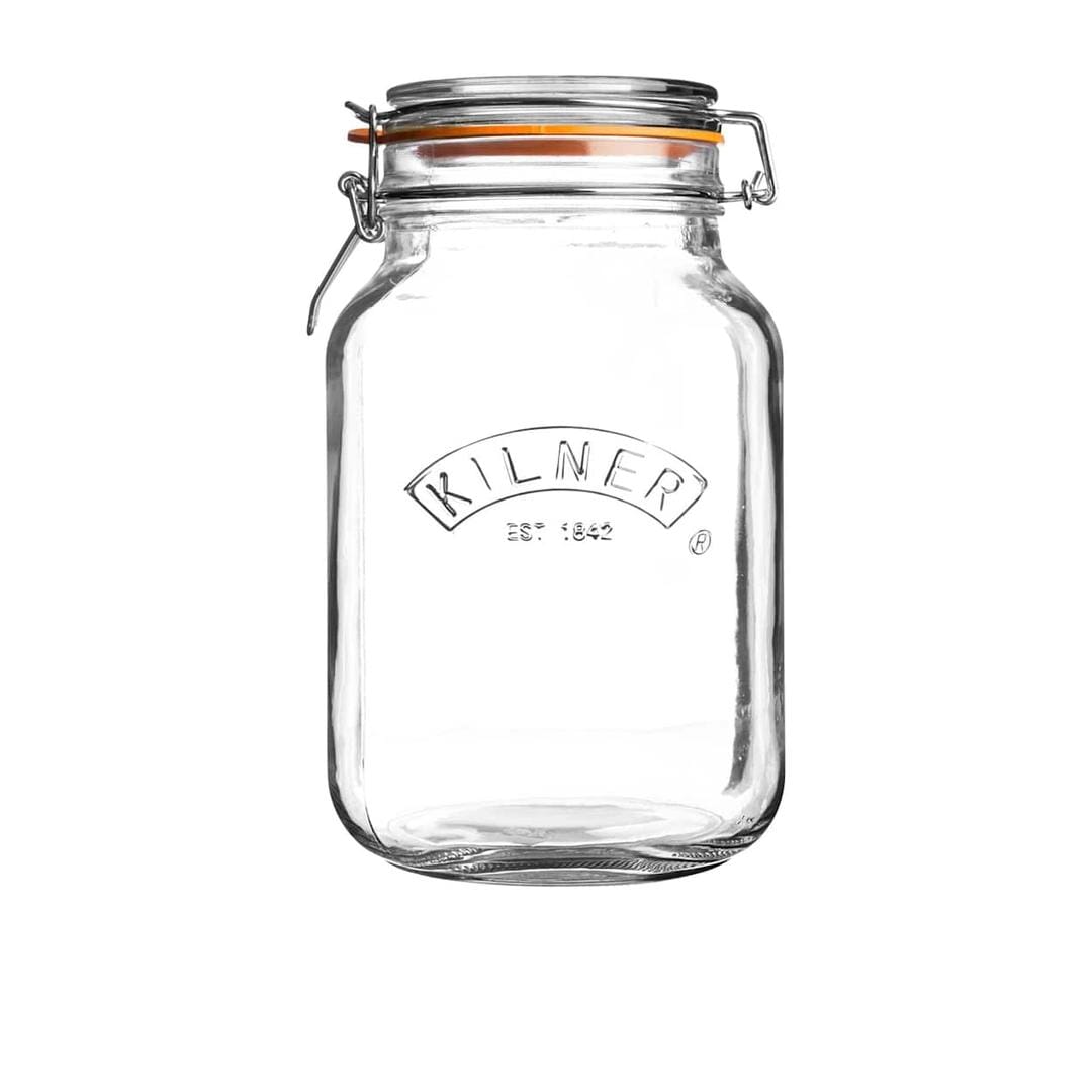 Kilner Square Clip Top Jar 2 Litre Preserving Jars The Cooks Kitchen 