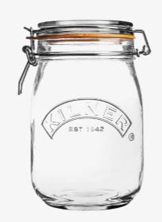 Kilner 1l Round Clip Top Jar Preserving Jars The Cooks Kitchen 