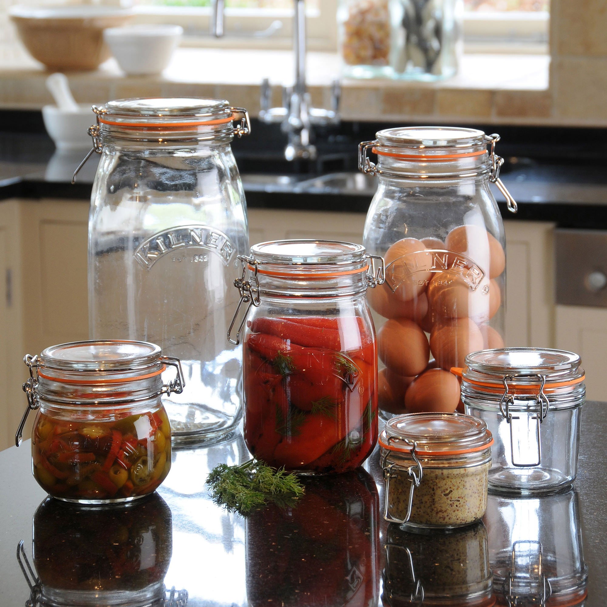 Kilner Round Clip Top Jar 3l