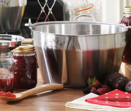 Kilner Stainless Steel Jam Pan, 8l, 30cm, Silver