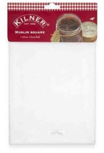 Kilner Muslin Square 50x50cm 100% Cotton Preserving Accessories The Cooks Kitchen 