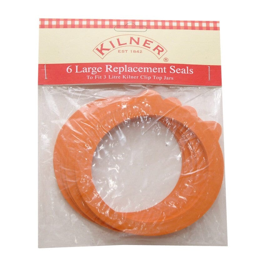 Kilner Large Rubber Seals 3l (pack Of 6) Lids & Seals The Cooks Kitchen Mandurah 
