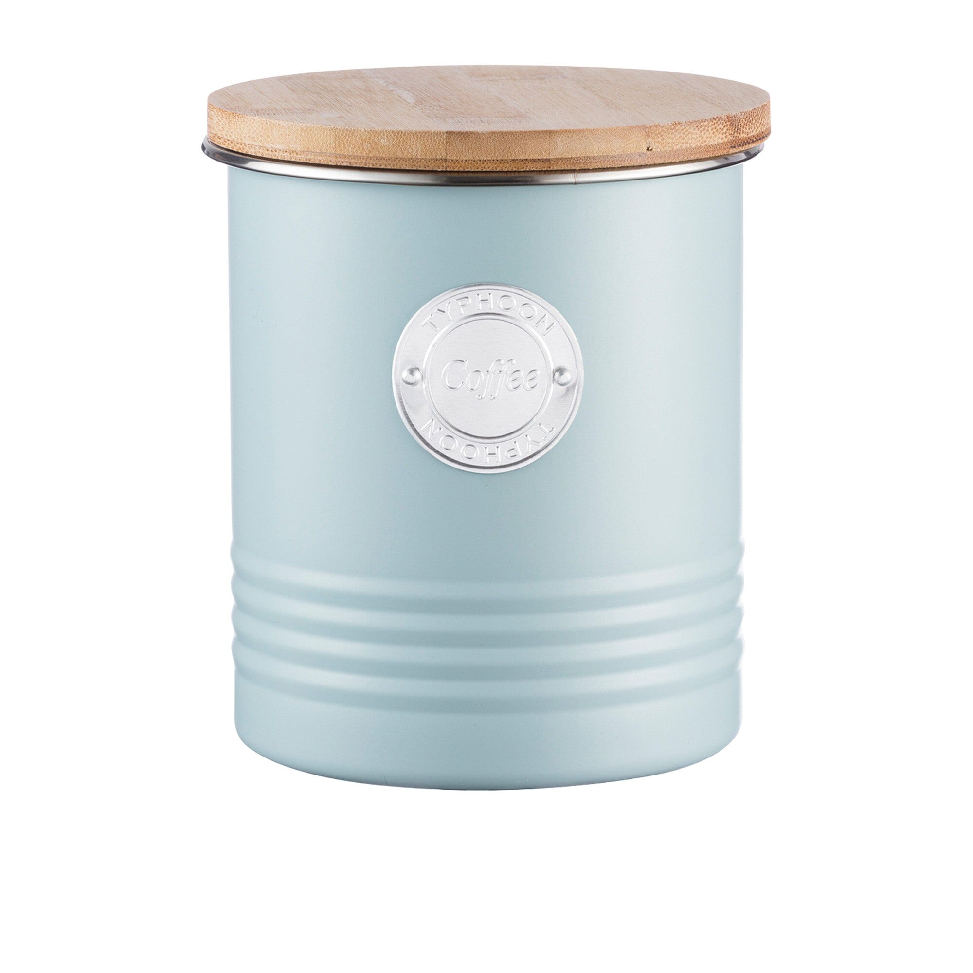 Typhoon Living Coffee Canister 1l - Blue Sugar, Coffee & Tea The Cooks Kitchen 