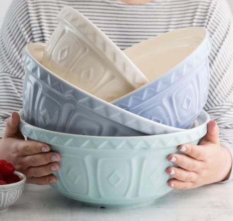 Mason Cash Blue Colour Mixing Bowl 29cm Mixing Bowls & Pudding Bowls The Cooks Kitchen Mandurah 