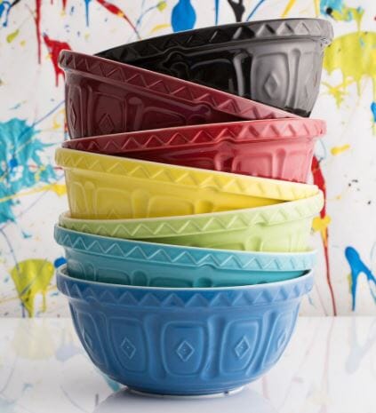 Mason Cash Turquoise Mixing Bowl 24cm Mixing Bowls & Pudding Bowls The Cooks Kitchen 