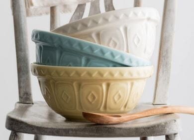 Mason Cash Turquoise Mixing Bowl 24cm Mixing Bowls & Pudding Bowls The Cooks Kitchen 