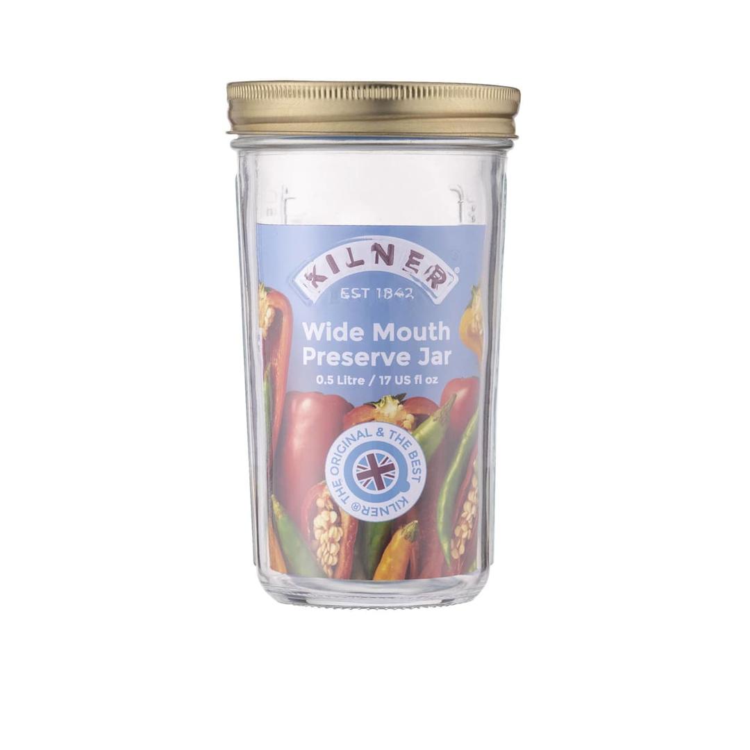 Kilner Wide Mouth Preserve Jar 500ml