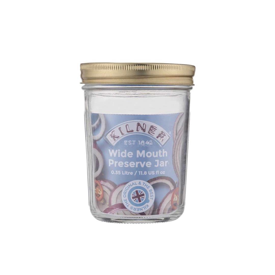 Kilner Wide Mouth Preserve Jar 0.35 Litre