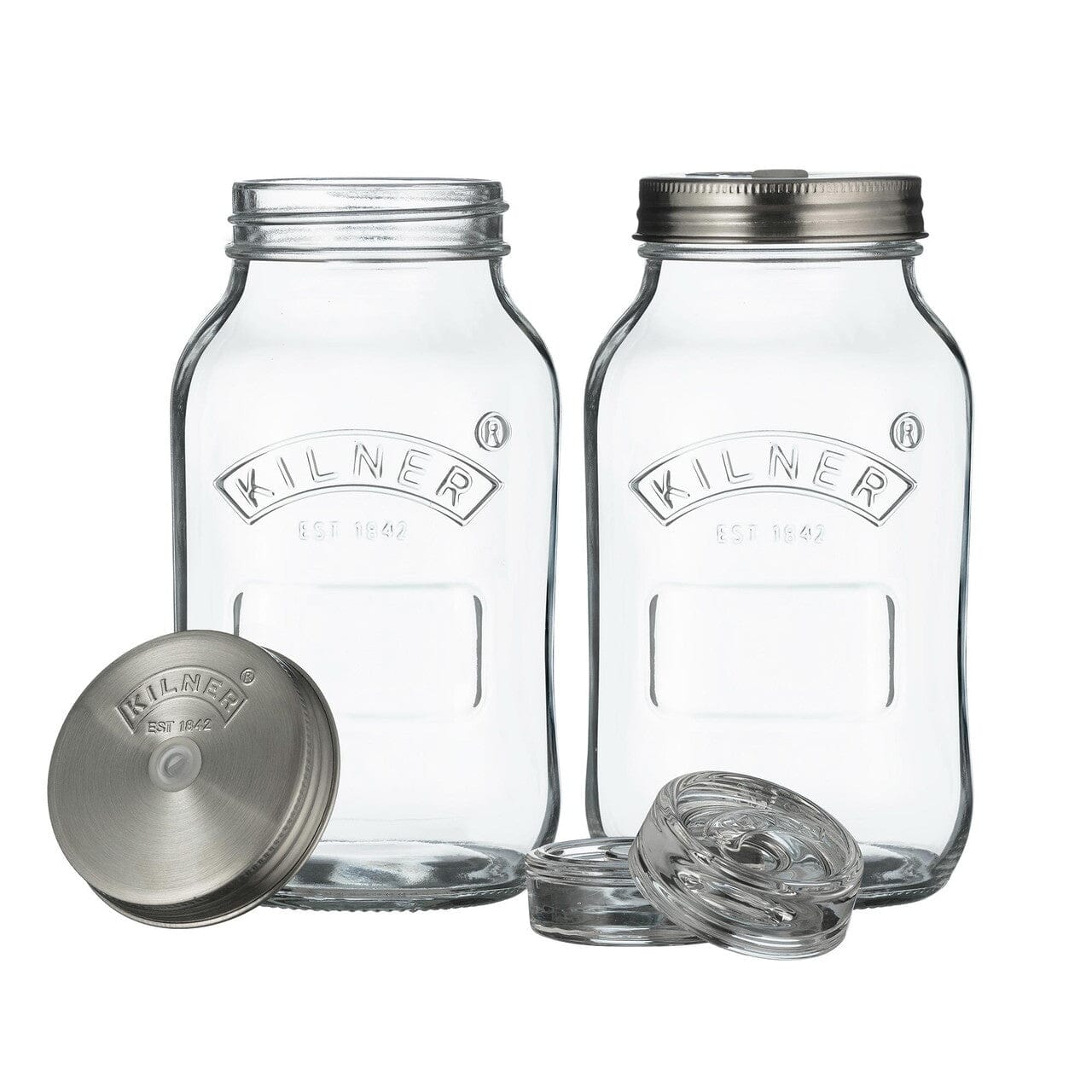 Kilner 1 Litre Fermentation Jar Set Of 2 Fermentation The Cooks Kitchen 