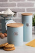 Typhoon Cookies Storage 3.4l Blue Biscuit Barrels & Tins The Cooks Kitchen 