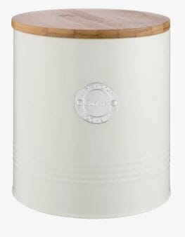 Typhoon Living Cookies Store 3.4l - Cream Biscuit Barrels & Tins The Cooks Kitchen 