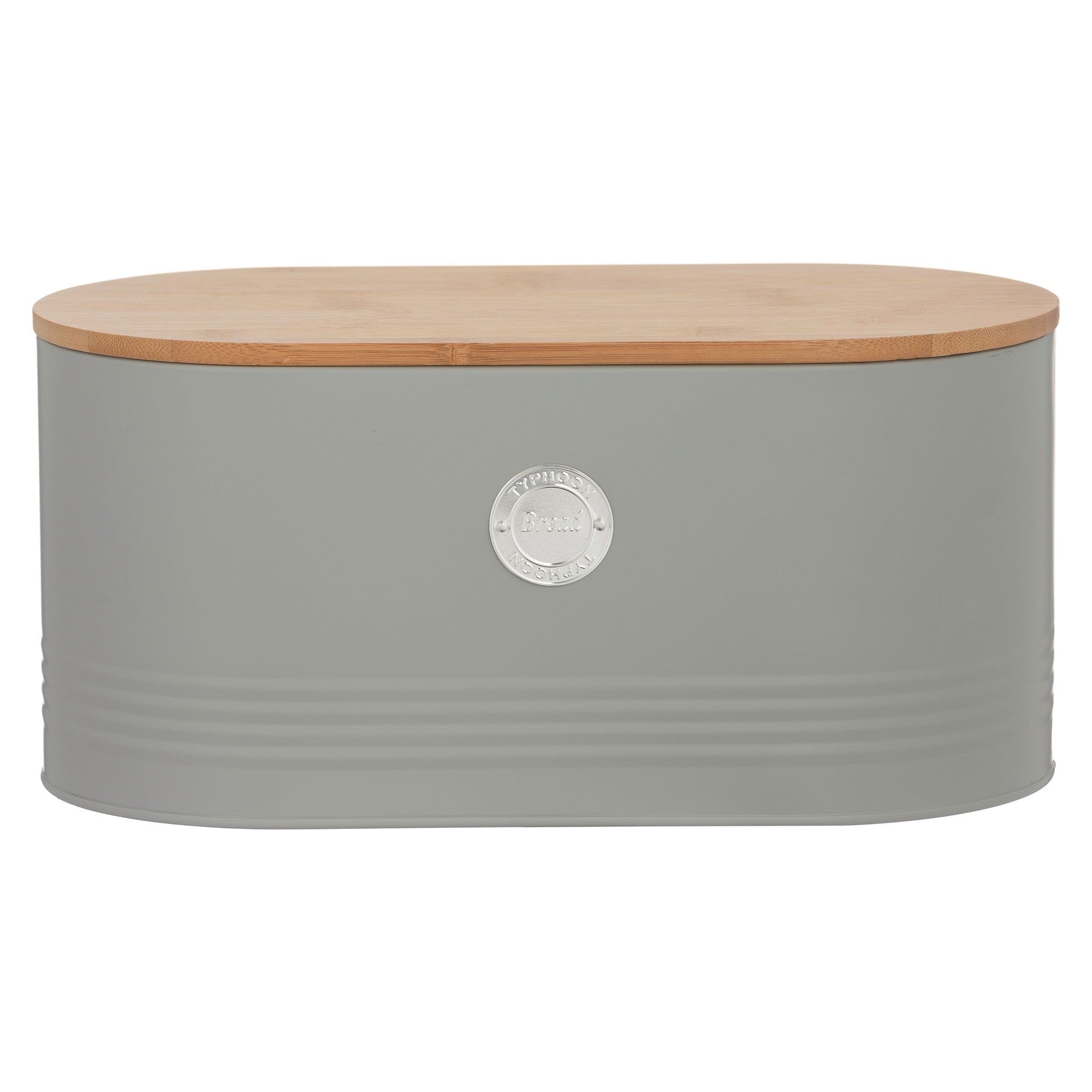 Typhoon Living Bread Bin 33x17.5cm Grey Bread & Butter Storage The Cooks Kitchen Mandurah 
