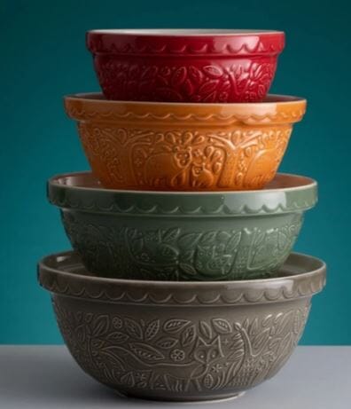 Mason Cash Forest Orche Mixing Bowl 24cm Mixing Bowls & Pudding Bowls The Cooks Kitchen 