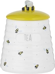 Price & Kensington Sweet Bee Tea Jar 15x12cm/700ml Sugar, Coffee & Tea The Cooks Kitchen 