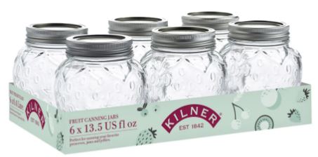 Kilner Strawberry Jar Set Of 6 400ml