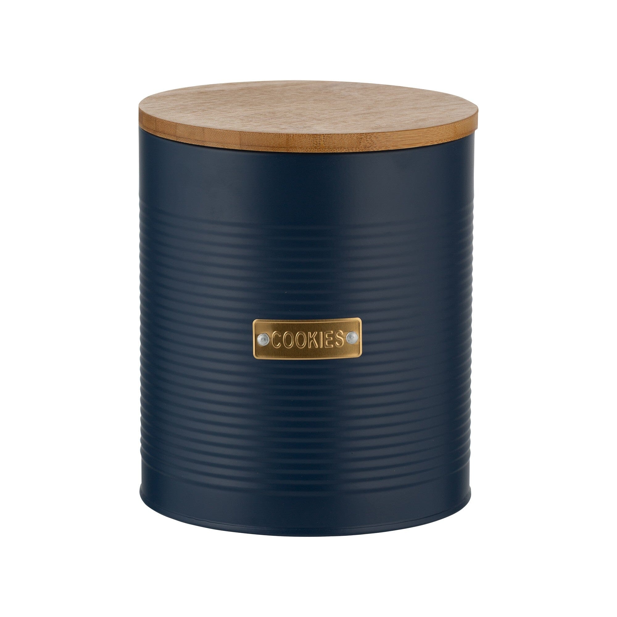 Typhoon Living Cookies Storage 2.6l Navy Biscuit Barrels & Tins The Cooks Kitchen Mandurah 