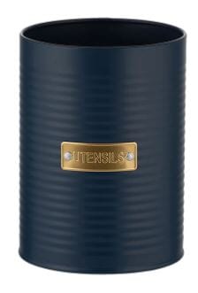 Typhoon Living Utensil Pot 1.4l Navy Cutlery & Utensil Storage The Cooks Kitchen Mandurah 