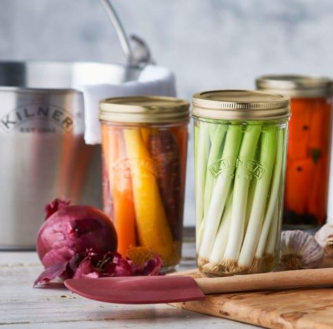 Kilner Wide Mouth Preserving Jar 1l