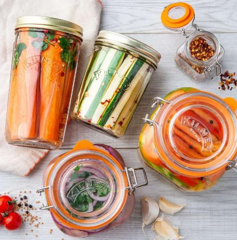 Kilner Wide Mouth Preserving Jar 1l