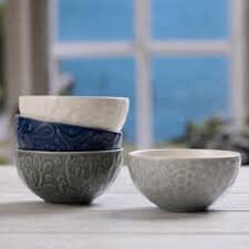 Mason Cash Nautical Set 4 Prep Bowls 10cm Mixing Bowls The Cooks Kitchen 