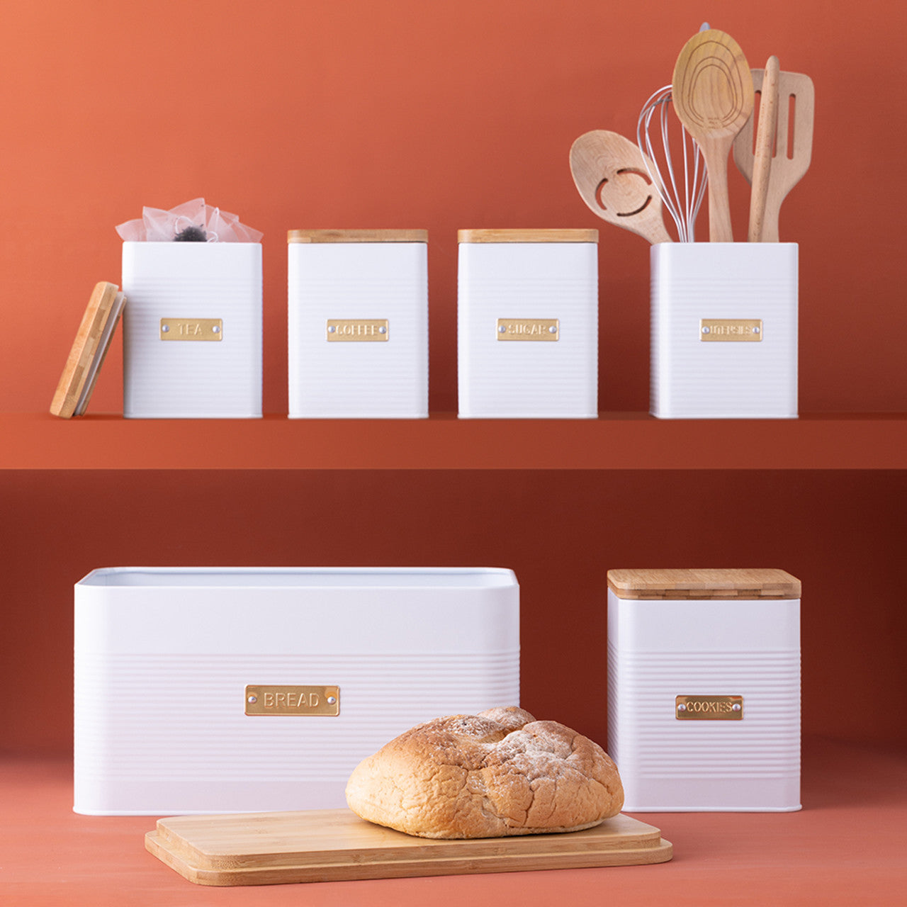 Typhoon Square Cookie Storage 2.7l White