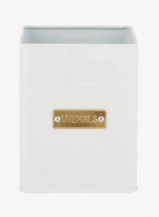 Typhoon Square Utensil Pot 1.5l White